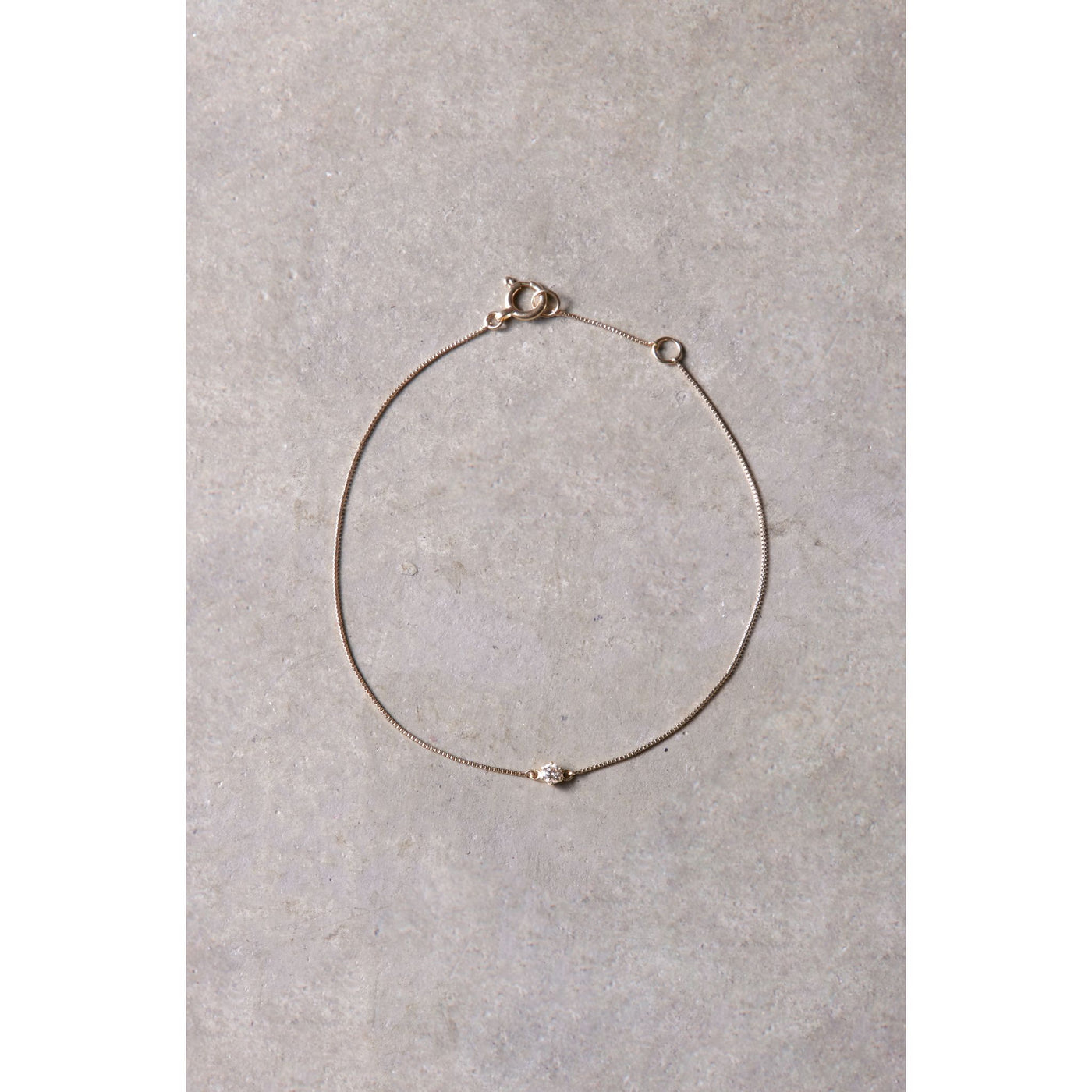 【ミモレ別注】アルティーダ ウードK10一粒ダイヤモンドブレスレット