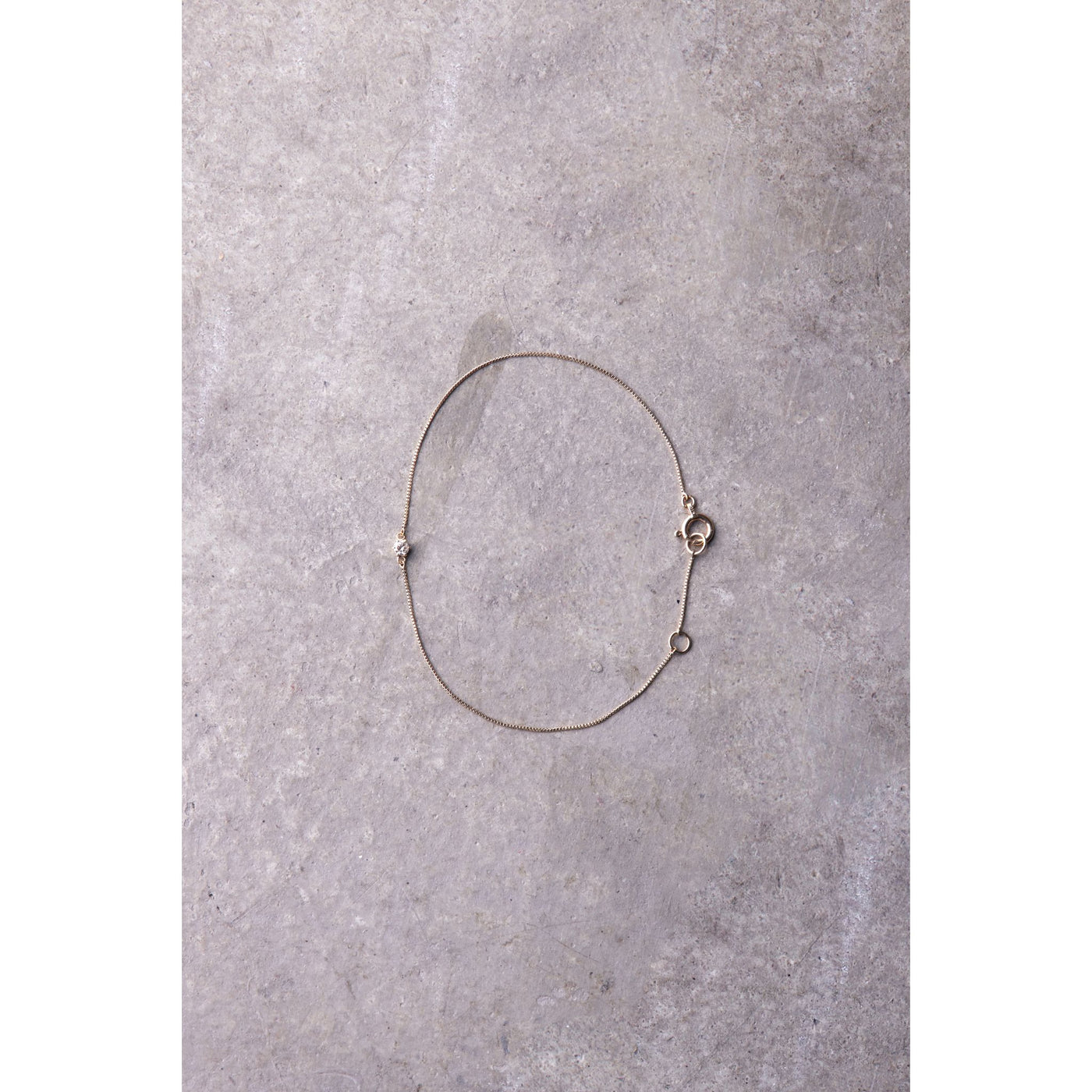 【ミモレ別注】アルティーダ ウードK10一粒ダイヤモンドブレスレット