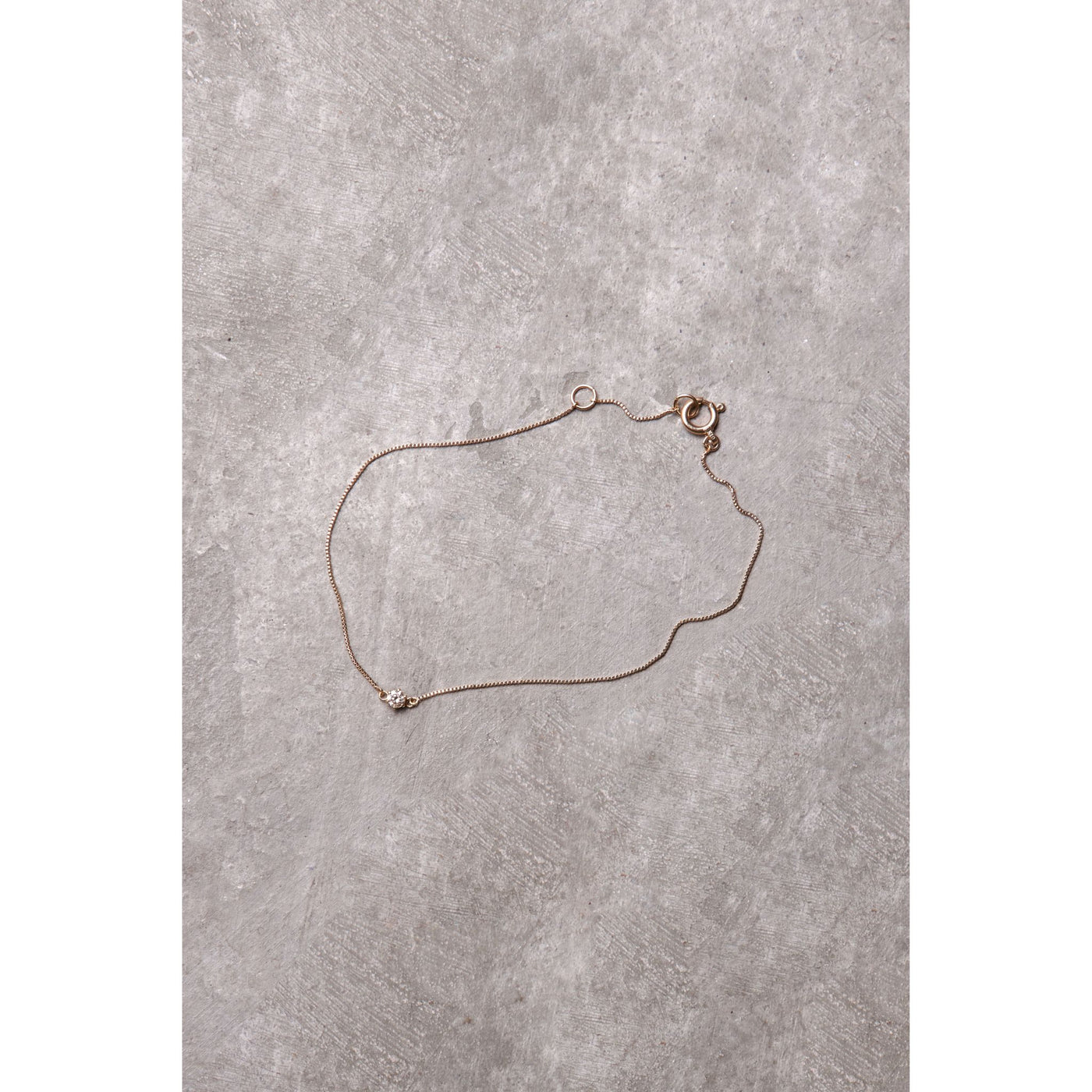 【ミモレ別注】アルティーダ ウードK10一粒ダイヤモンドブレスレット