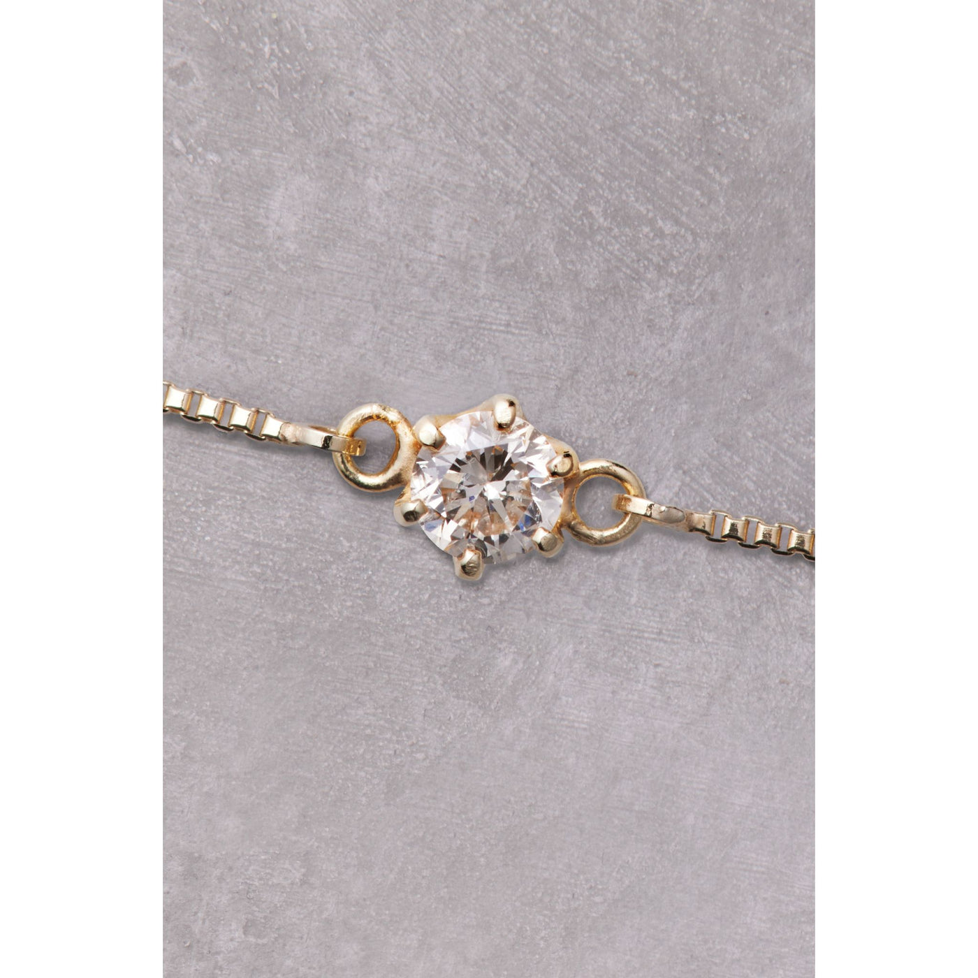 【ミモレ別注】アルティーダ ウードK10一粒ダイヤモンドブレスレット