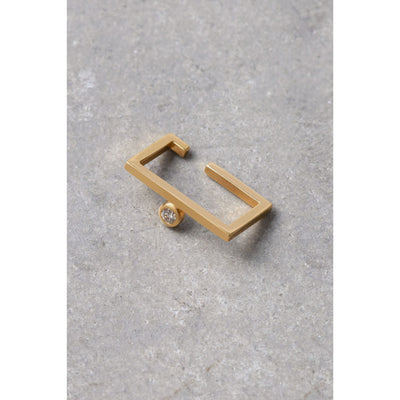 【ミモレ別注】アルティーダ ウード一粒ダイヤモンドイヤーカフ