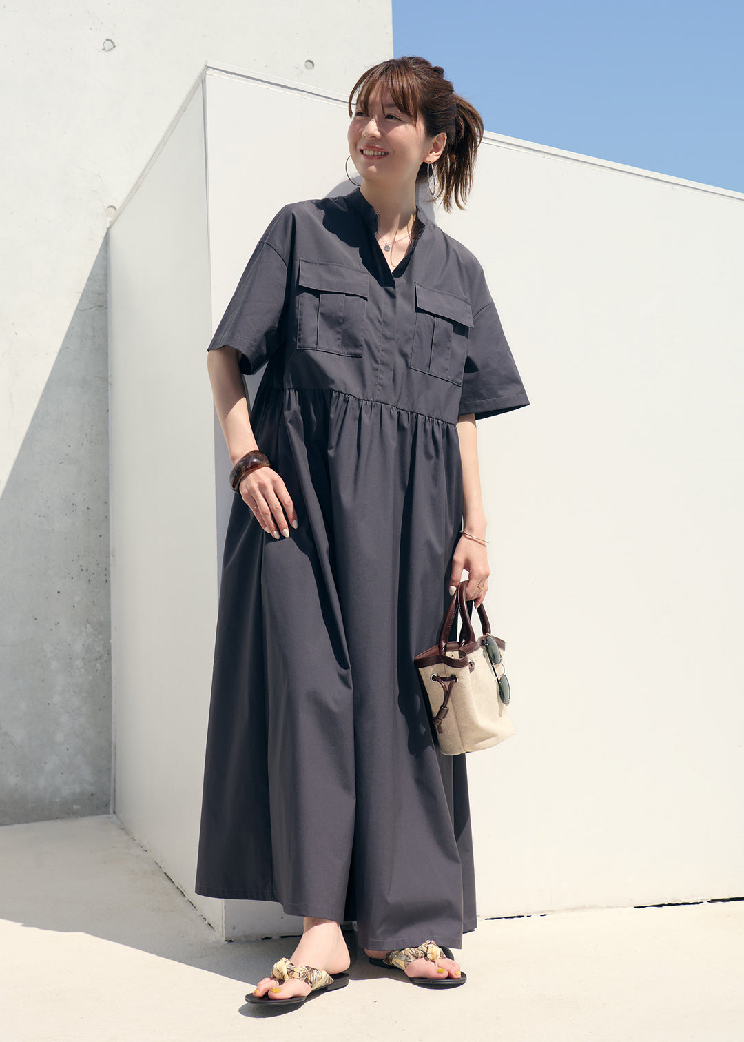 ミモレ別注】伊藤真知さん×uncraveコラボ ワンピース – K2CSTORE